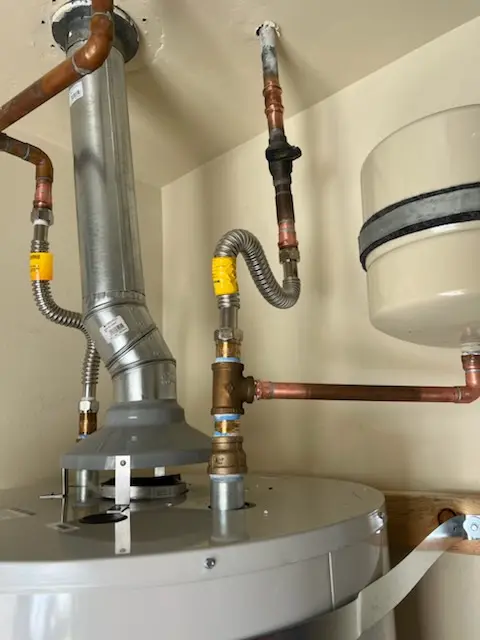 Water heater installation and plumbing repair in Brink Meadow